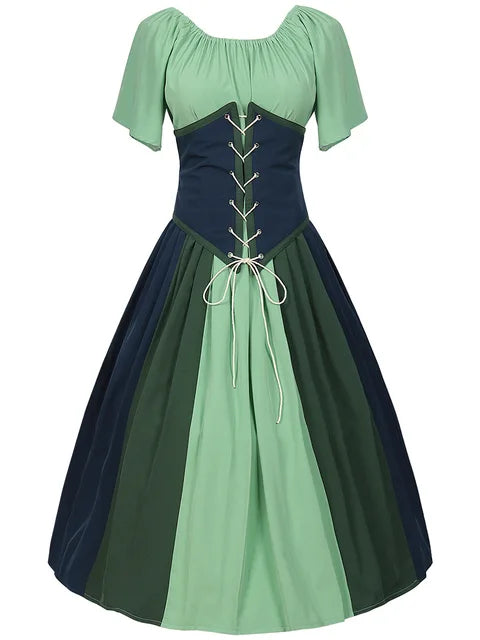 Gotische Jurk Vrouw Maxi Lange Middeleeuwse Stijl