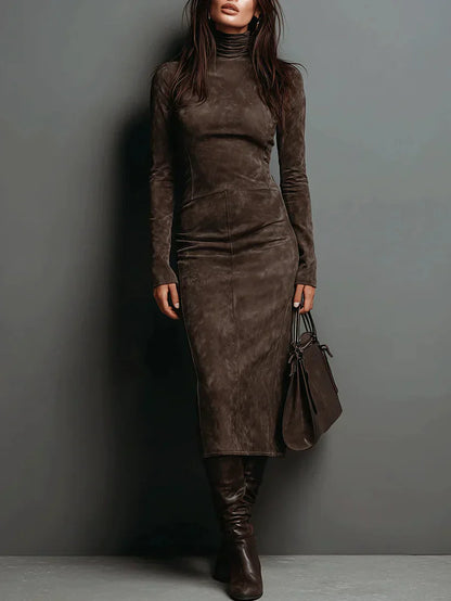 Elegante Midi Jurk voor Dames met Getailleerde Taille - StudioMarella