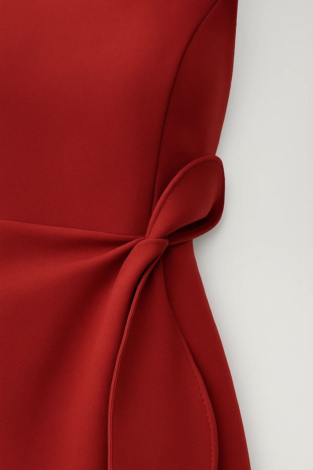 Mouwloze Midi Jurk voor Dames met Ruches en Elegant Design
