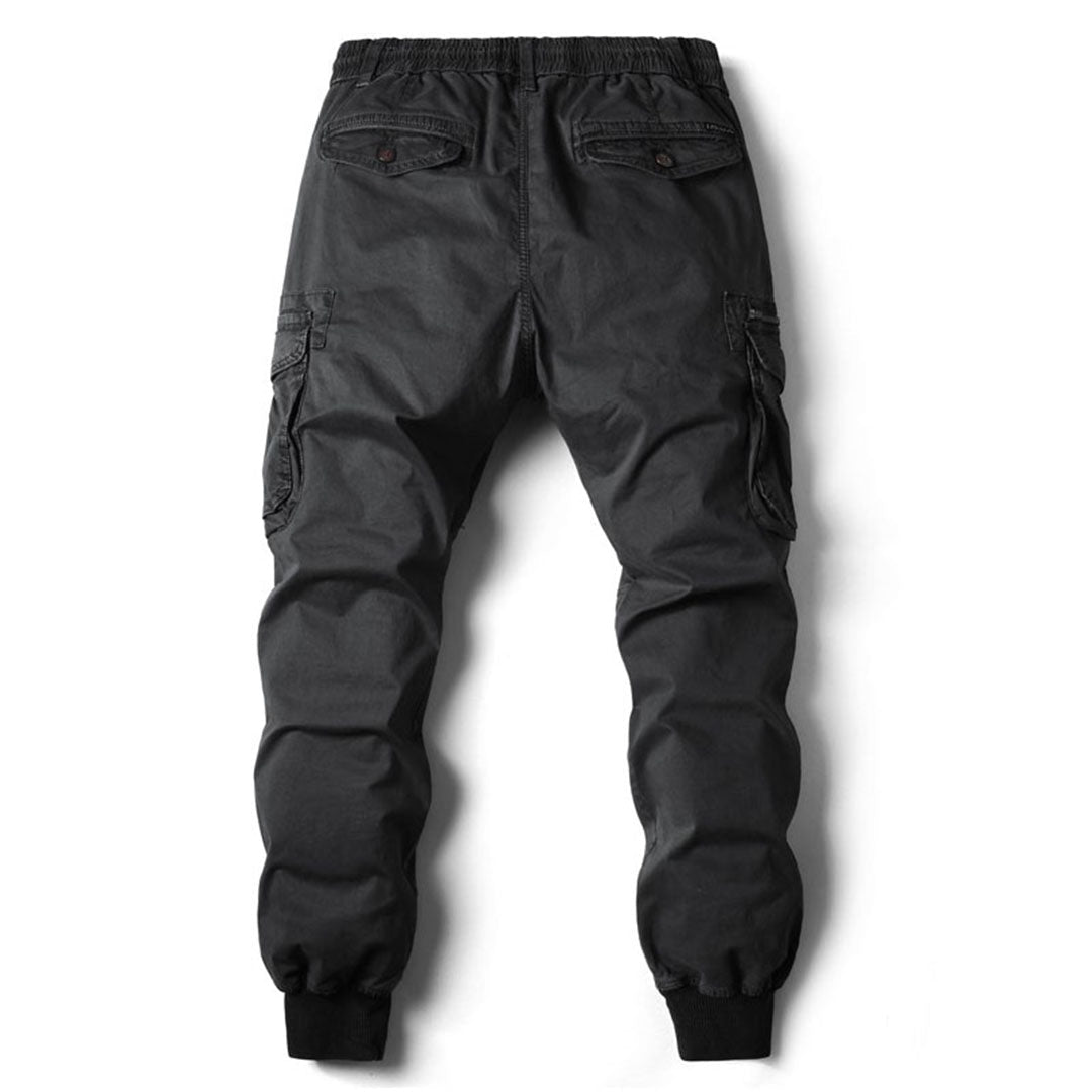 Joggingbroek Heren Comfortabel Cargo Model Zwart