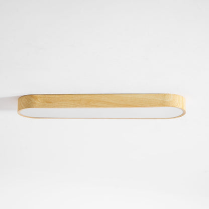 Plafondlamp Houtlook Metaal Wit LED Woonkamer Slaapkamer 3000K 4000K 6000K Ø23 Ø40cm Plafonnière Flush Mount Naturel