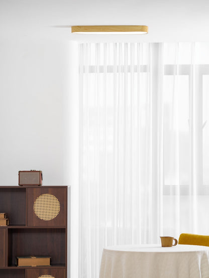 Plafondlamp Houtlook Metaal Wit LED Woonkamer Slaapkamer 3000K 4000K 6000K Ø23 Ø40cm Plafonnière Flush Mount Naturel