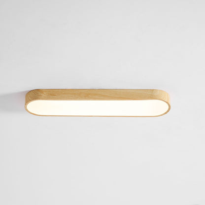Plafondlamp Houtlook Metaal Wit LED Woonkamer Slaapkamer 3000K 4000K 6000K Ø23 Ø40cm Plafonnière Flush Mount Naturel