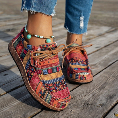 Mila Boho Dameschoenen | Ademend Bovenwerk, Comfortabel en Uniek 3