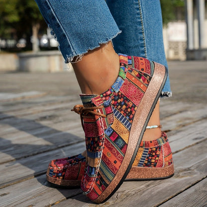 Mila Boho Dameschoenen | Ademend Bovenwerk, Comfortabel en Uniek 7