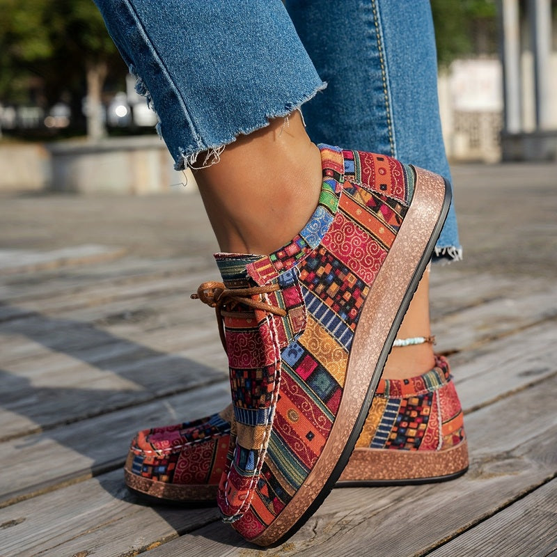 Mila Boho Dameschoenen | Ademend Bovenwerk, Comfortabel en Uniek 7