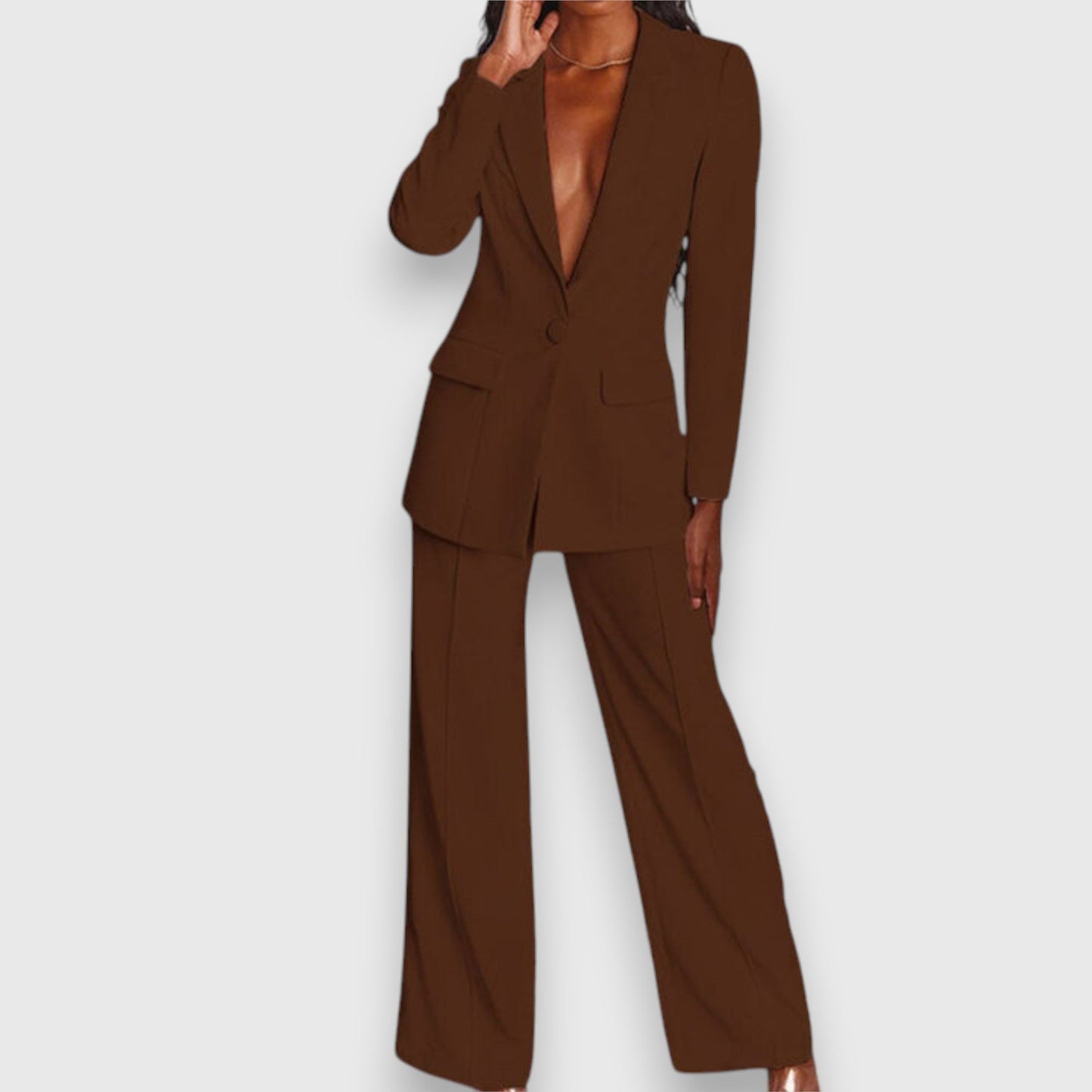 Mila Dames Set | Elegante Blazer en Broek, Comfortabel en Chic 10