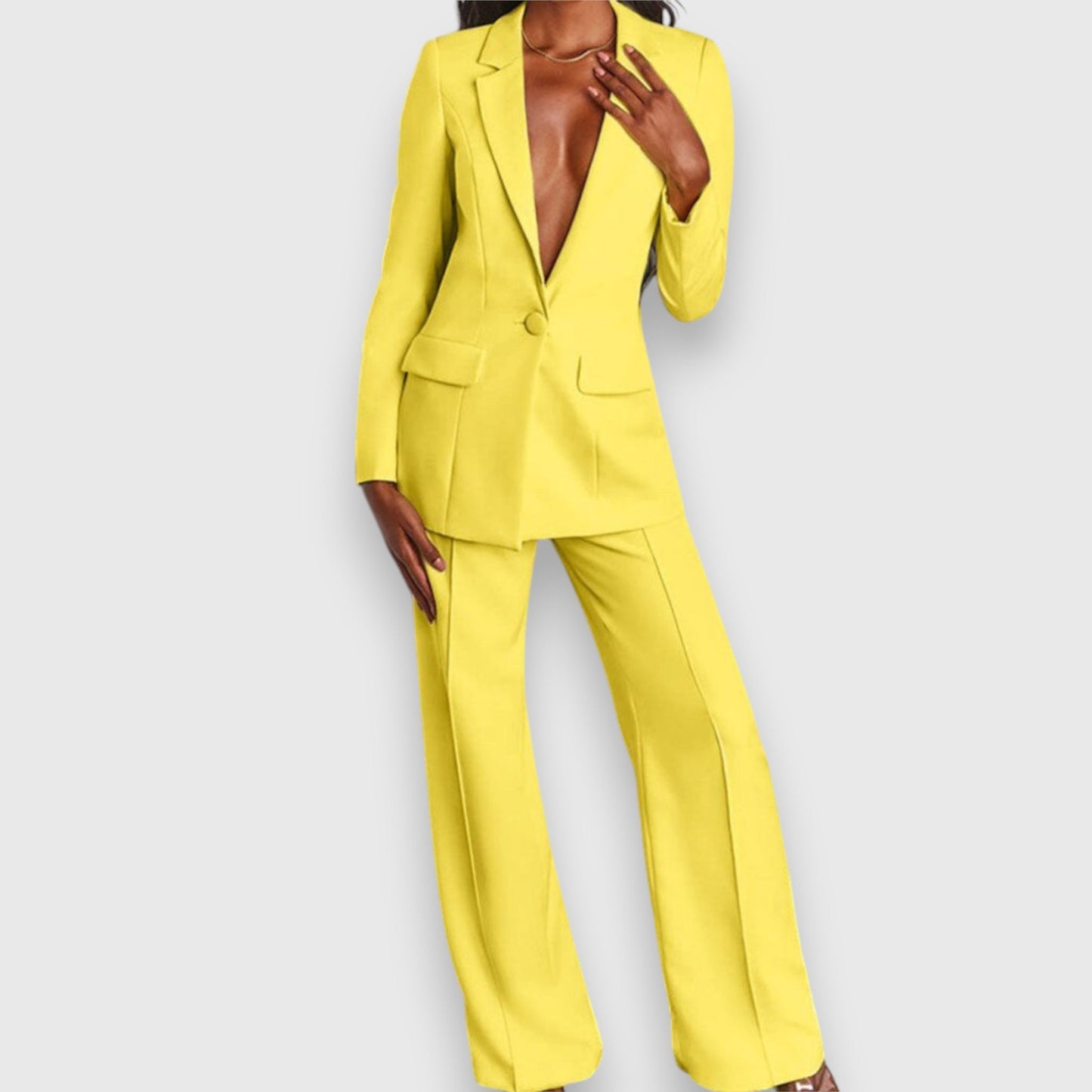 Mila Dames Set | Elegante Blazer en Broek, Comfortabel en Chic 9