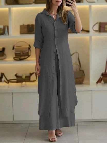 Mila Vrouwen Linnen Set | Ademend, Elegante Snit 1