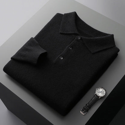 Milaan | Tijdloos poloshirt met lange mouwen 4
