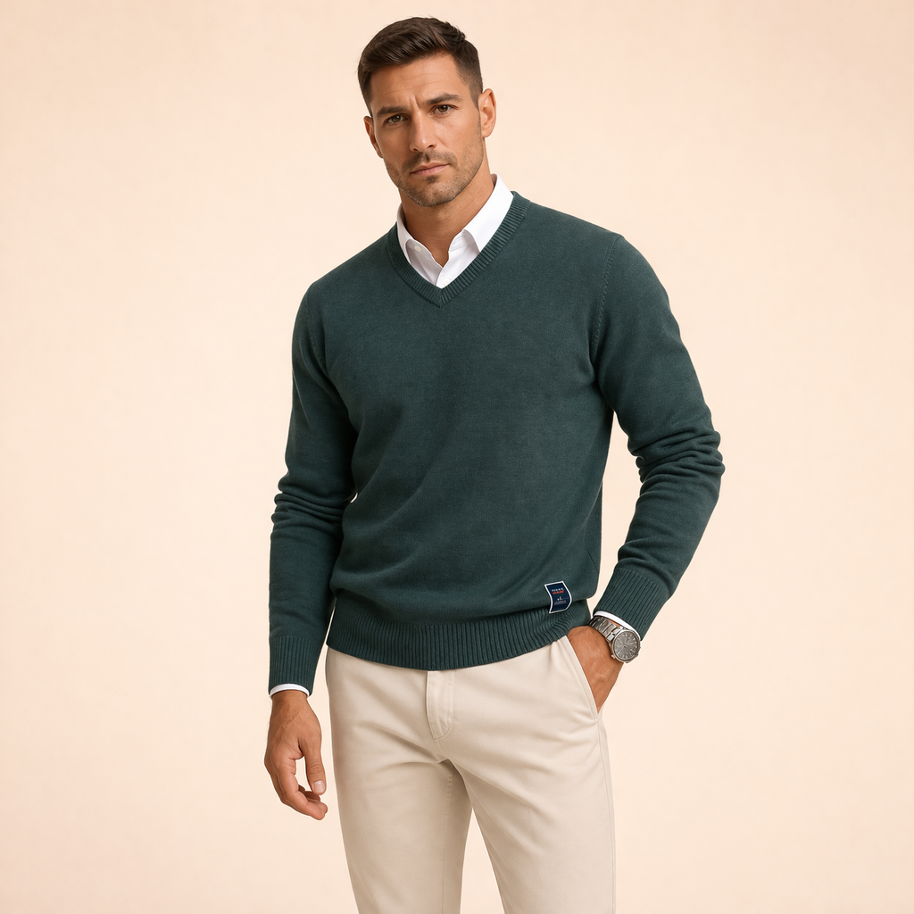 Milano | Maglione con scollo a V elegante e comodo 1