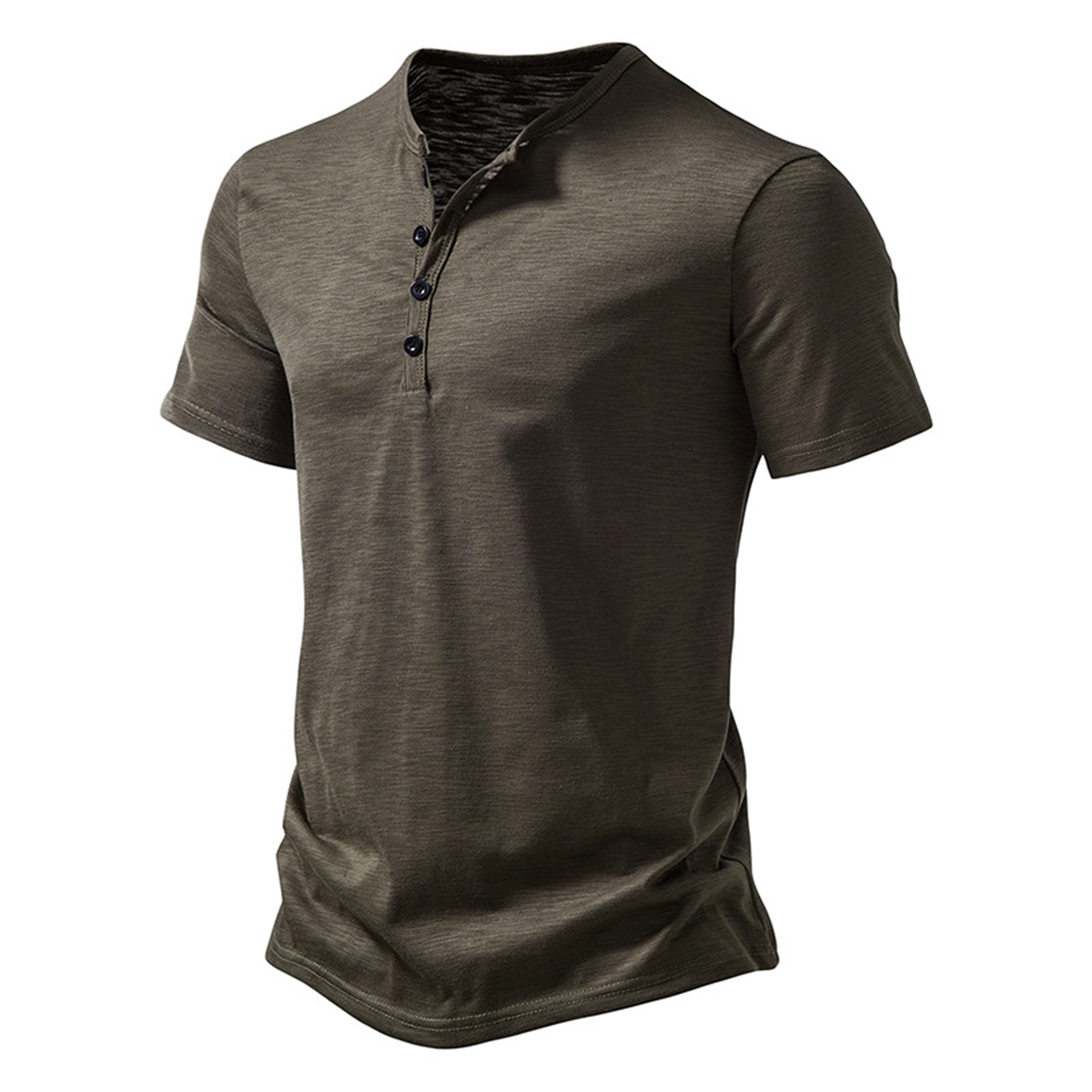 Mannen T-shirt Katoen Casual Fit Wells