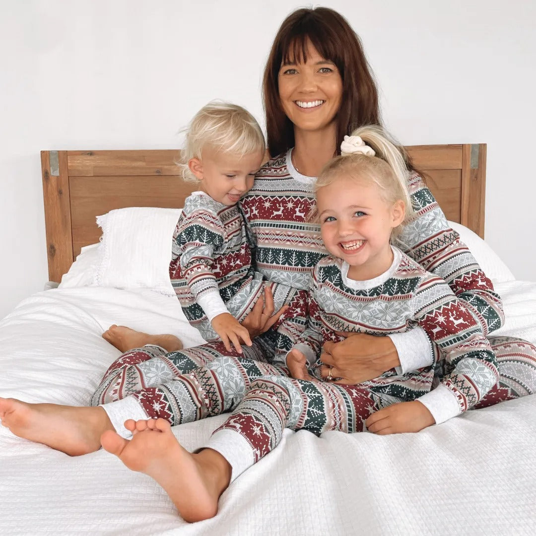 Kerst Pyjamaset Familie Warm en Comfortabel