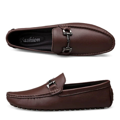 Leren Moccasins Heren Comfortabele Loafers