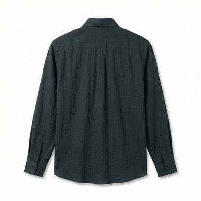 Linnen Overhemd Heren Stijlvol Luchtig Zomerkleding