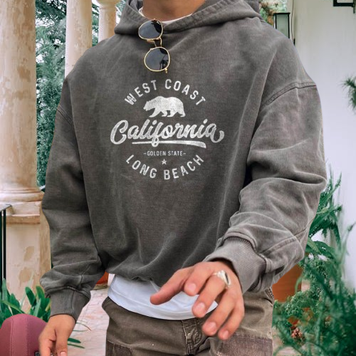 Milo | Comoda Felpa Uomo con Cappuccio Vintage 1
