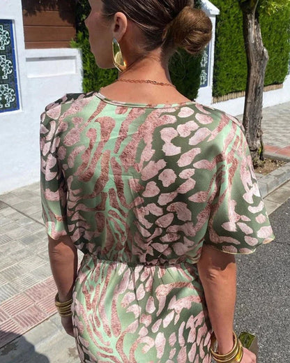 Milou | Elegante maxi-jurk voor dames met drapering 5