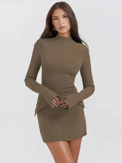Korte A-lijn Jurk voor Dames Mini Elegante Zomerjurk