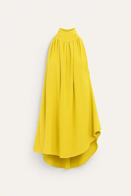 Zomerjurk Dames Mouwloos Halterneck MiniJurk