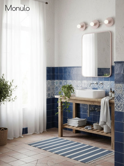 Minimalistische Badkamerlamp met Drie Lichtpunten - Verkrijgbaar in Meerdere Kleuren