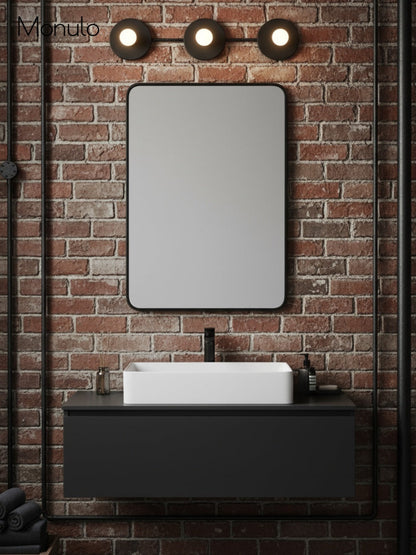 Minimalistische Badkamerlamp met Drie Lichtpunten - Verkrijgbaar in Meerdere Kleuren