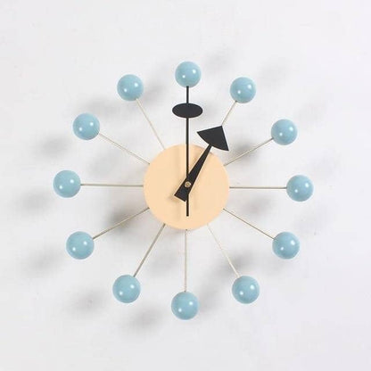 Minimalistische Abstracte Wandklok met 3D-Baldesign 32 cm – Stille Quartzuurwerk Modern Interieur