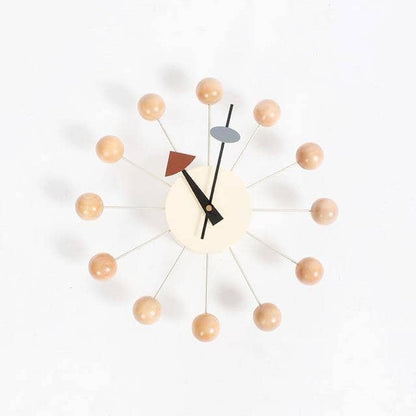 Minimalistische Abstracte Wandklok met 3D-Baldesign 32 cm – Stille Quartzuurwerk Modern Interieur