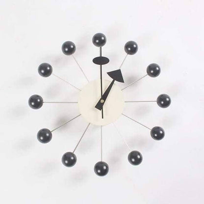 Minimalistische Abstracte Wandklok met 3D-Baldesign 32 cm – Stille Quartzuurwerk Modern Interieur