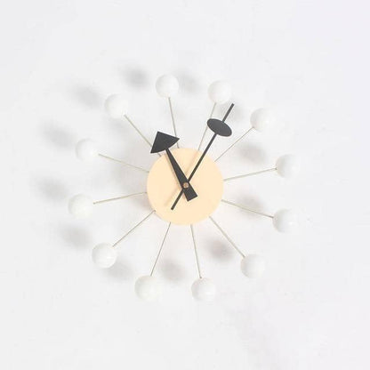 Minimalistische Abstracte Wandklok met 3D-Baldesign 32 cm – Stille Quartzuurwerk Modern Interieur
