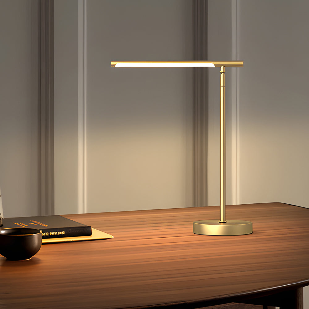 Bureaulamp Verstelbaar LED 3 Lichtkleuren Minimalistisch Metaal Warm Zwart Koper Energie-zuinig Werklamp Kantoor Thuiswerk Moderne Design