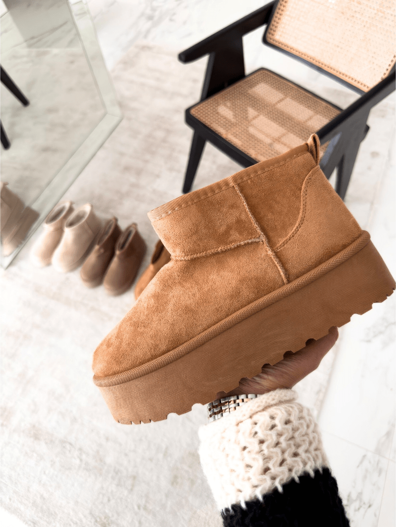 Dames Winterlaarzen Warm en Waterdicht Zacht Leer - StudioMarella
