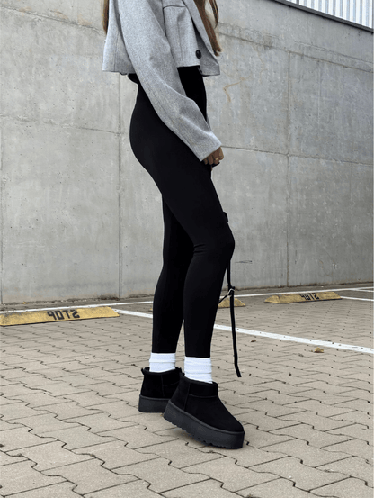 Dames Winterlaarzen Warm en Waterdicht Zacht Leer