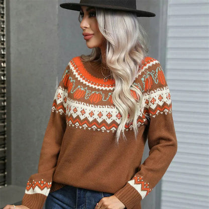 Mira Foute Kersttrui Dames | Modern Noors Patroon, Comfortabele Pasvorm 2