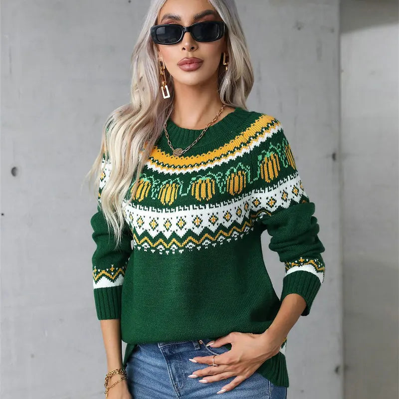Mira Foute Kersttrui Dames | Modern Noors Patroon, Comfortabele Pasvorm 3