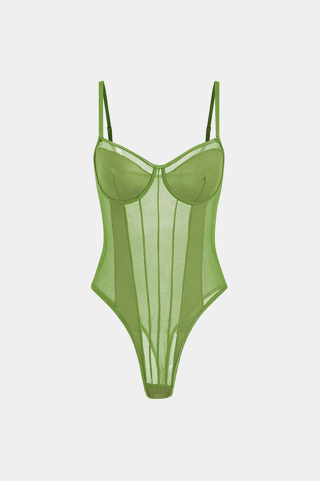 Mira | Dames Bodysuit - Mesh en Patchwork, Elegant Silhouet 9
