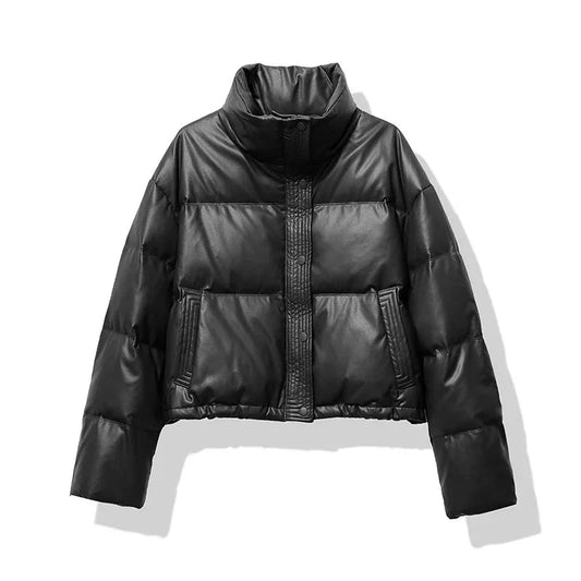 Dames Pufferjas Kort Trendy Stadtse Stijl - StudioMarella