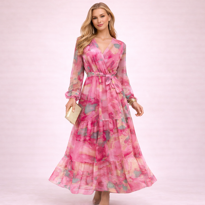 Mirella | Zachte damesjurk met bloemenprint 1