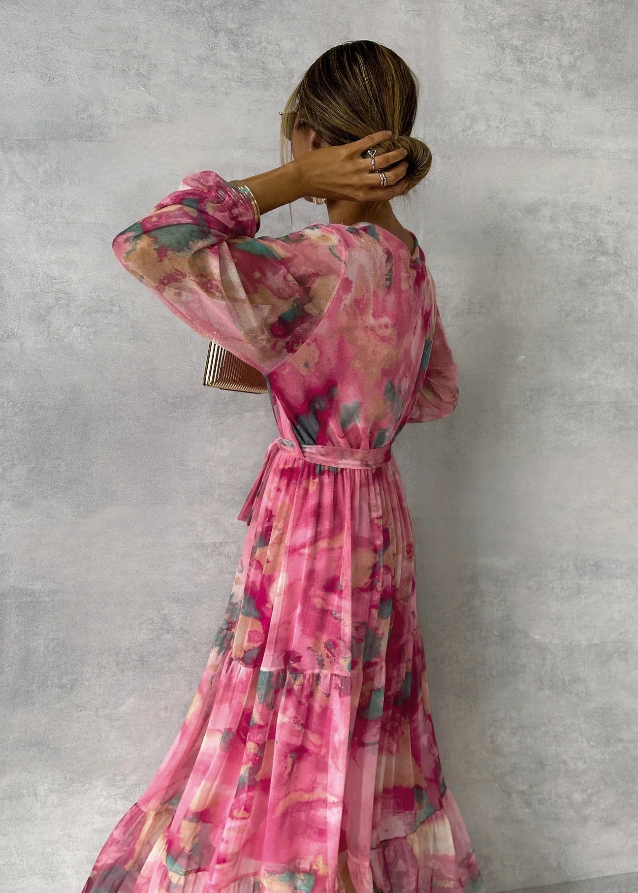 Mirella | Zachte damesjurk met bloemenprint 3