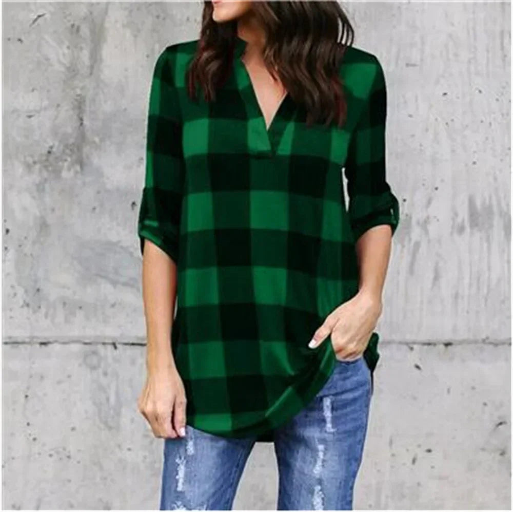 Plus Size Zomerblouse Vrouwelijk en Luchtig
