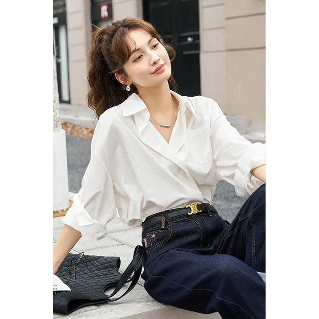 Klassieke Blouse voor Dames Elegante Stijl - StudioMarella
