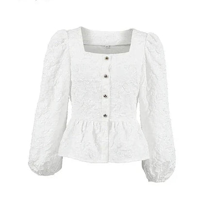 Vrouwelijke Blouse met Bloemenpatroon van Femme Élégante - StudioMarella