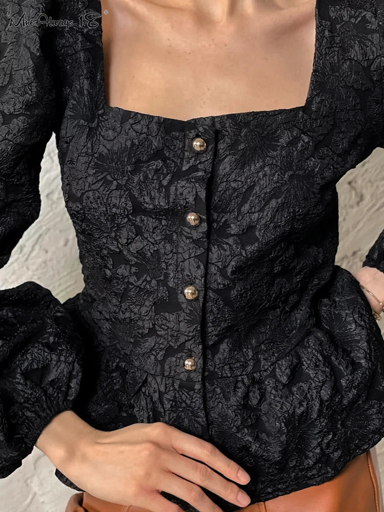Vrouwelijke Blouse met Bloemenpatroon van Femme Élégante