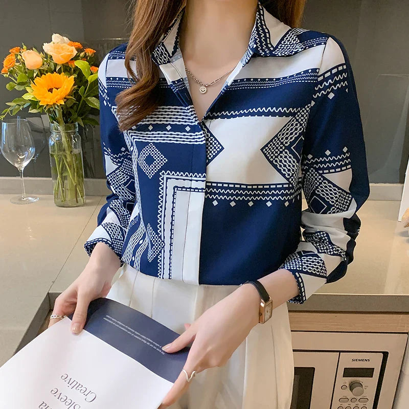Dames Shirts Met Leuke Bedrukking Unieke Ontwerp