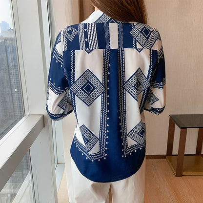 Dames Shirts Met Leuke Bedrukking Unieke Ontwerp