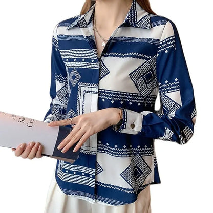 Lente Blouse met Bloemenprint Vrouwelijk en Elegante Stijl