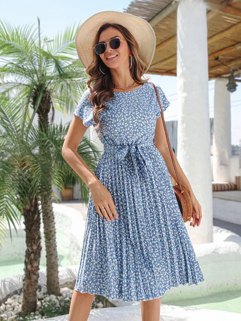Bloemenjurk voor Vrouw Lente Zomer Chic Model - StudioMarella