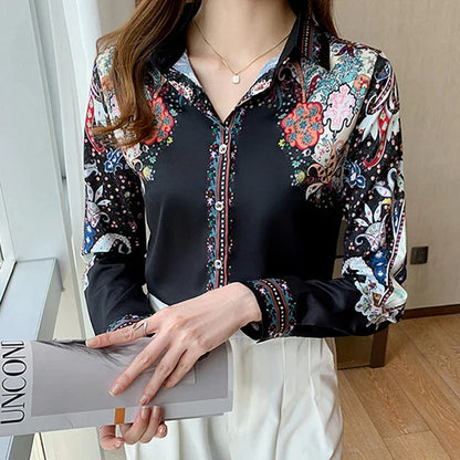 Vrouwelijke Bloemenprint Shirts Modieuze Zomerjurk Stijl