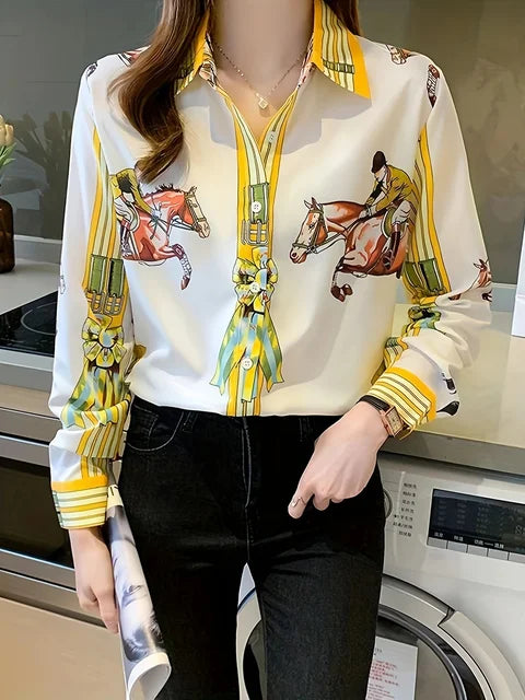 Vrouwelijke Bloemenprint Shirts Modieuze Zomerjurk Stijl