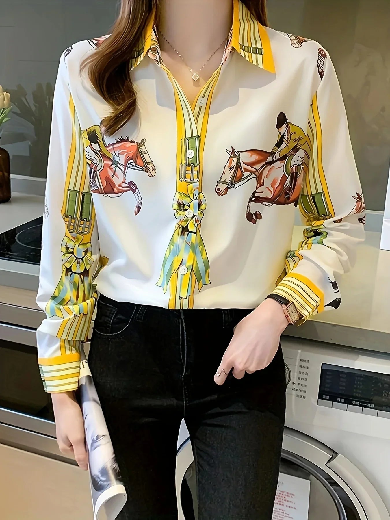 Vrouwelijke Bloemenprint Shirts Modieuze Zomerjurk Stijl