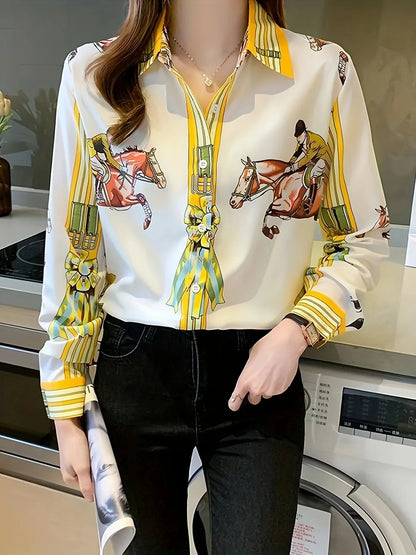 Vrouwelijke Bloemenprint Shirts Modieuze Zomerjurk Stijl
